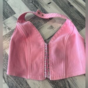PacSun Pink Corset top